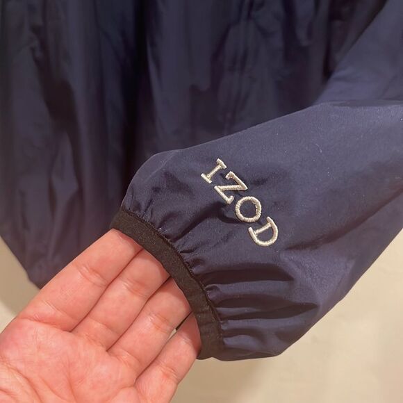 IZOD X.F.G | Navy Windbreaker Jacket | Large - Picture 2 of 6